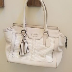 Coach Legacy Candace Handbag -Cream